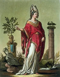 Sibylle von Eritrea mit ihren Insignien, 1796